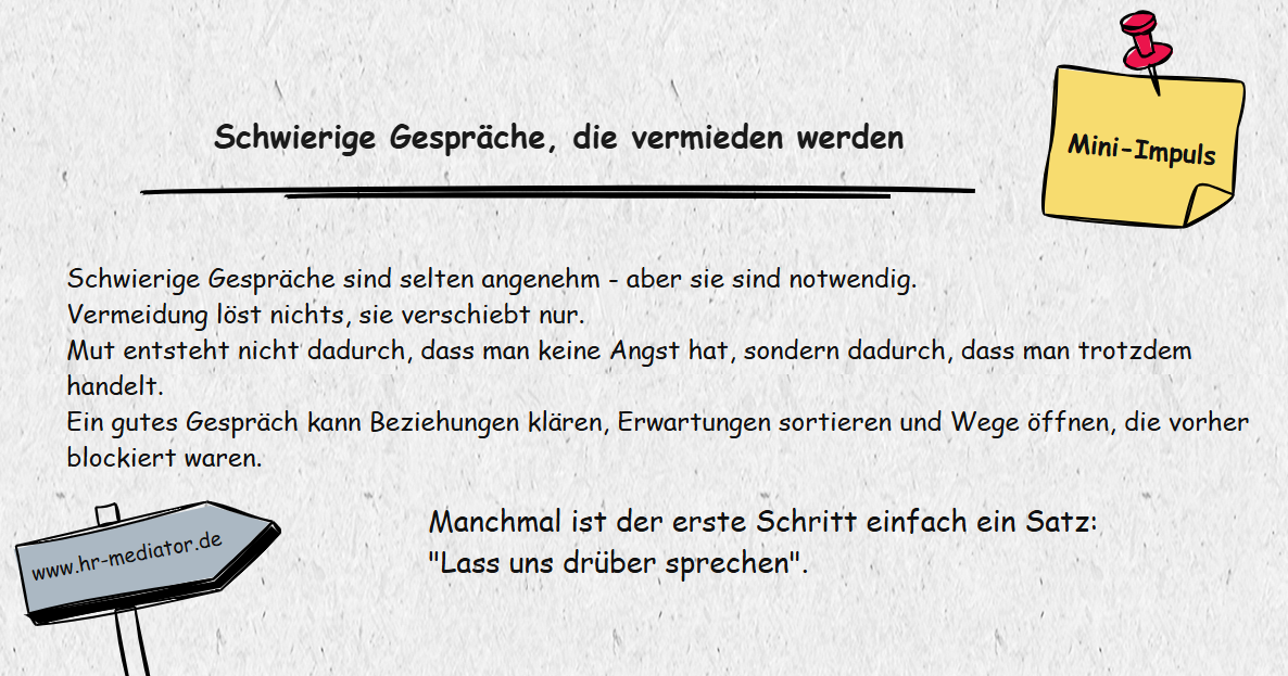 Das teuerste Gespräch in Ihrem Unternehmen ist dasjenige, das nicht geführt wird.