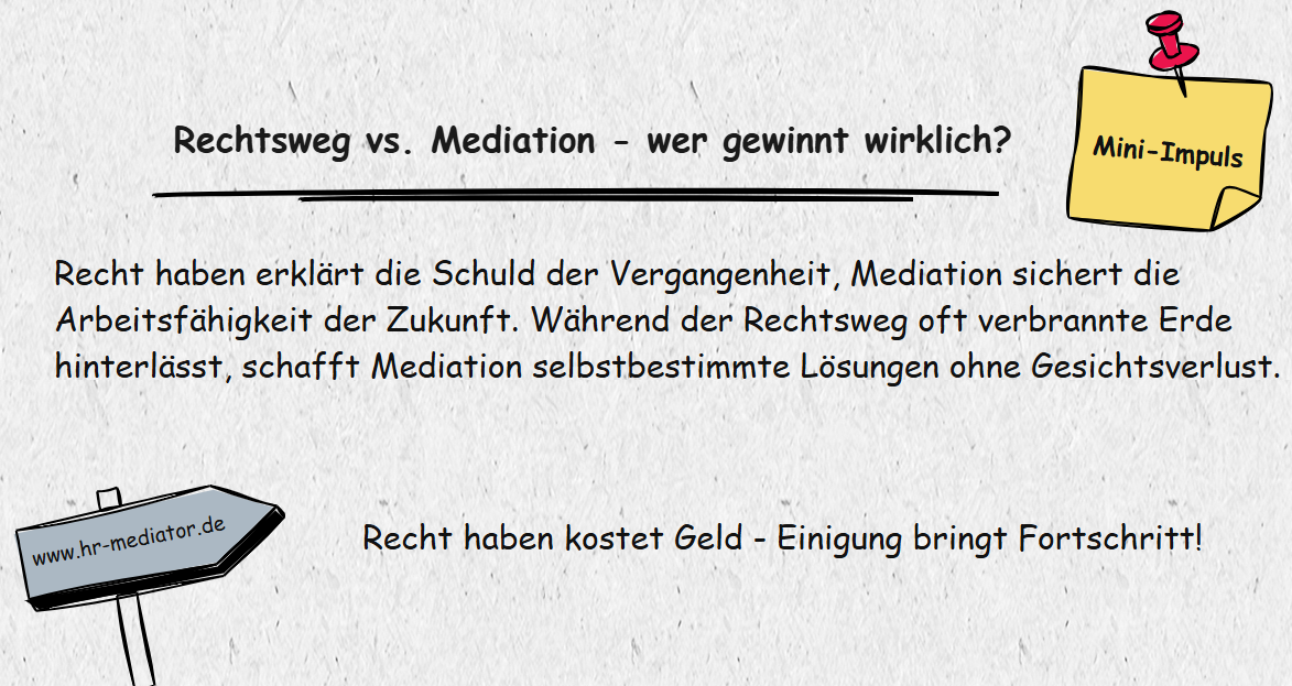 Wer vor dem Arbeitsgericht gewinnt, hat den Konflikt meistens trotzdem verloren.